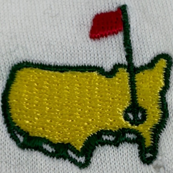 Augusta National Masters White Short Sleeve Cotton Polo Shirt Mens Size XL - Picture 4 of 7